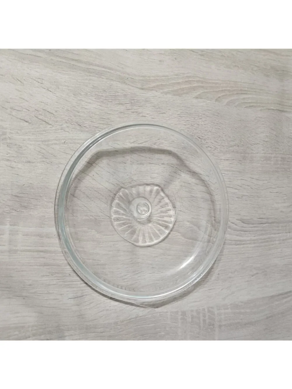 Pyrex 624C Glass Replacement Lid Fits 2 Qt Round Casserole Baking Dish Scalloped